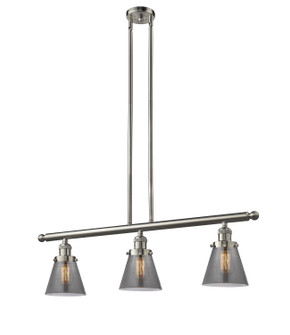 Franklin Restoration LED Island Pendant in Brushed Satin Nickel (405|213-SN-G63-LED)