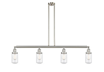 Franklin Restoration LED Island Pendant in Brushed Satin Nickel (405|214-SN-G312-LED)
