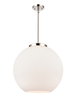 Ballston LED Pendant in Polished Nickel (405|221-1S-PN-G121-18-LED)