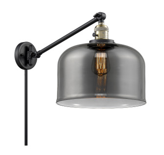 Franklin Restoration One Light Swing Arm Lamp in Black Antique Brass (405|237-BAB-G73-L)