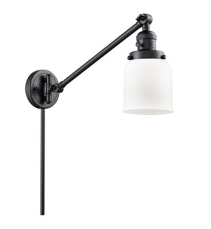 Franklin Restoration One Light Swing Arm Lamp in Matte Black (405|237-BK-G51)
