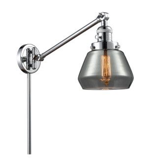 Franklin Restoration One Light Swing Arm Lamp in Polished Chrome (405|237-PC-G173)