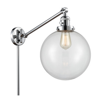 Franklin Restoration One Light Swing Arm Lamp in Polished Chrome (405|237-PC-G202-10)