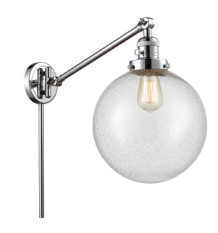 Franklin Restoration One Light Swing Arm Lamp in Polished Chrome (405|237-PC-G204-10)