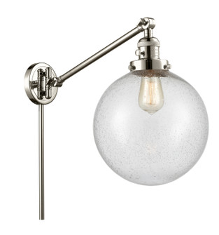 Franklin Restoration LED Swing Arm Lamp in Polished Nickel (405|237-PN-G204-10-LED)