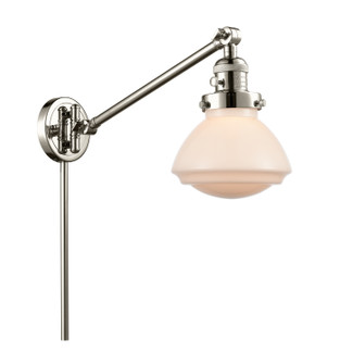 Franklin Restoration One Light Swing Arm Lamp in Polished Nickel (405|237-PN-G321)