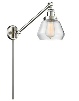Franklin Restoration One Light Swing Arm Lamp in Brushed Satin Nickel (405|237-SN-G172)