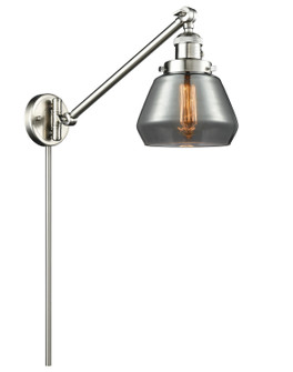 Franklin Restoration One Light Swing Arm Lamp in Brushed Satin Nickel (405|237-SN-G173)