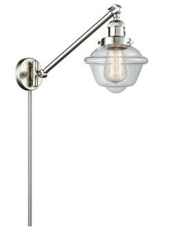 Franklin Restoration One Light Swing Arm Lamp in Brushed Satin Nickel (405|237-SN-G532)