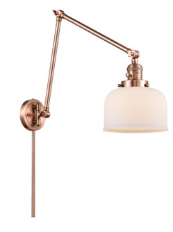 Franklin Restoration One Light Swing Arm Lamp in Antique Copper (405|238-AC-G71)