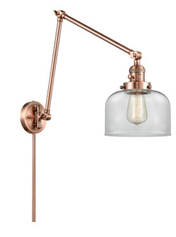 Franklin Restoration One Light Swing Arm Lamp in Antique Copper (405|238-AC-G72)