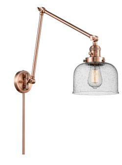 Franklin Restoration One Light Swing Arm Lamp in Antique Copper (405|238-AC-G74)