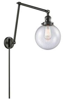 Franklin Restoration One Light Swing Arm Lamp in Oil Rubbed Bronze (405|238-OB-G204-8)