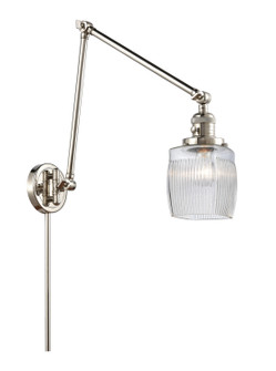Franklin Restoration One Light Swing Arm Lamp in Polished Nickel (405|238-PN-G302)