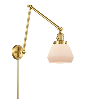 Franklin Restoration One Light Swing Arm Lamp in Satin Gold (405|238-SG-G171)