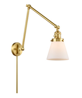 Franklin Restoration One Light Swing Arm Lamp in Satin Gold (405|238-SG-G61)