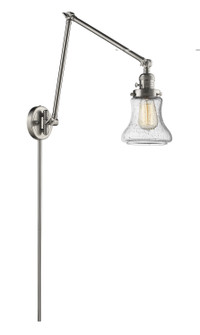 Franklin Restoration One Light Swing Arm Lamp in Brushed Satin Nickel (405|238-SN-G194)