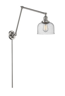 Franklin Restoration One Light Swing Arm Lamp in Brushed Satin Nickel (405|238-SN-G74)