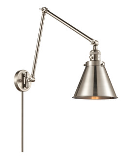 Franklin Restoration LED Swing Arm Lamp in Brushed Satin Nickel (405|238-SN-M13-LED)