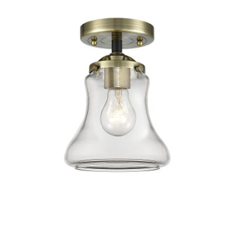 Nouveau One Light Semi-Flush Mount in Black Antique Brass (405|284-1C-BAB-G192)