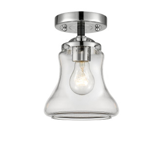 Nouveau One Light Semi-Flush Mount in Black Polished Nickel (405|284-1C-BPN-G192)