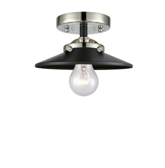 Nouveau LED Semi-Flush Mount in Black Polished Nickel (405|284-1C-BPN-M6-BK-LED)