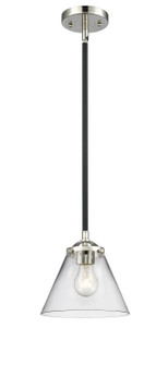 Nouveau One Light Mini Pendant in Black Polished Nickel (405|284-1S-BPN-G42)