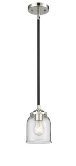 Nouveau One Light Mini Pendant in Black Polished Nickel (405|284-1S-BPN-G52)
