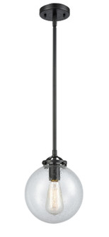 Nouveau One Light Mini Pendant in Oil Rubbed Bronze (405|284-1S-OB-G204-8)