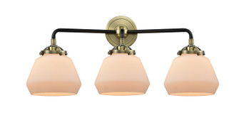 Nouveau Three Light Bath Vanity in Black Antique Brass (405|284-3W-BAB-G171)