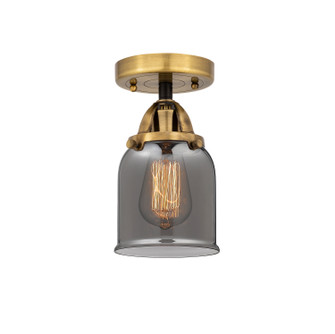 Nouveau 2 One Light Semi-Flush Mount in Black Antique Brass (405|288-1C-BAB-G53)