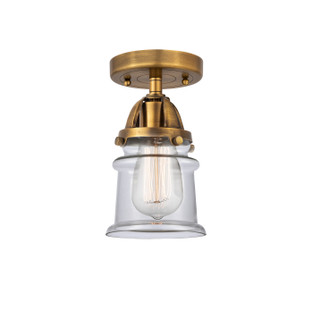 Nouveau 2 One Light Semi-Flush Mount in Brushed Brass (405|288-1C-BB-G182S)