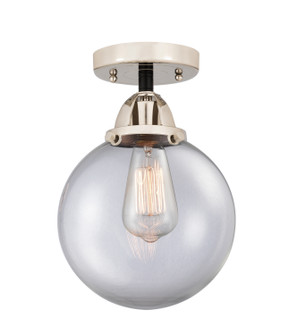 Nouveau 2 One Light Semi-Flush Mount in Black Polished Nickel (405|288-1C-BPN-G202-8)