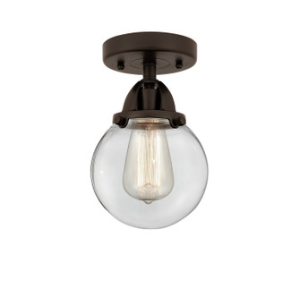 Nouveau 2 One Light Semi-Flush Mount in Oil Rubbed Bronze (405|288-1C-OB-G202-6)
