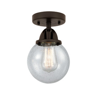 Nouveau 2 One Light Semi-Flush Mount in Oil Rubbed Bronze (405|288-1C-OB-G204-6)