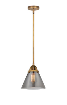Nouveau 2 LED Mini Pendant in Brushed Brass (405|288-1S-BB-G43-LED)