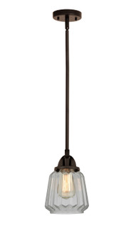 Nouveau 2 LED Mini Pendant in Oil Rubbed Bronze (405|288-1S-OB-G142-LED)