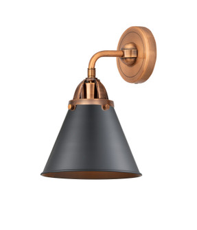Nouveau 2 LED Wall Sconce in Antique Copper (405|288-1W-AC-M13-BK-LED)