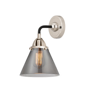 Nouveau 2 One Light Wall Sconce in Black Polished Nickel (405|288-1W-BPN-G43)