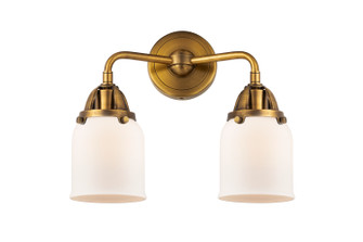 Nouveau 2 Two Light Bath Vanity in Brushed Brass (405|288-2W-BB-G51)