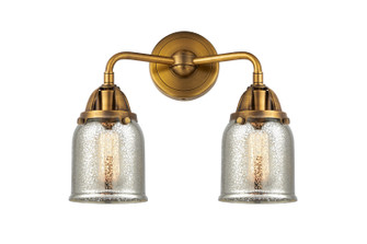 Nouveau 2 Two Light Bath Vanity in Brushed Brass (405|288-2W-BB-G58)