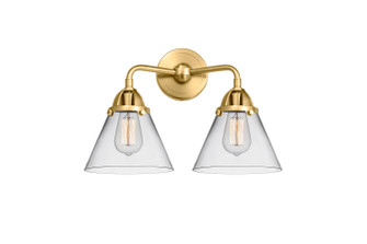 Nouveau 2 Two Light Bath Vanity in Satin Gold (405|288-2W-SG-G42)