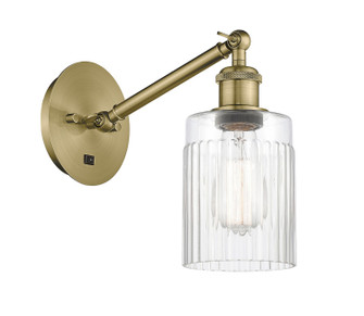 Ballston One Light Wall Sconce in Antique Brass (405|317-1W-AB-G342) Ballston One Light Wall Sconce in Antique Brass (405|317-1W-AB-G342)
