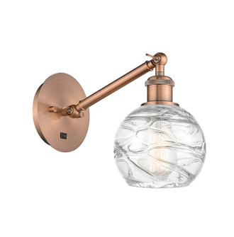 Ballston One Light Wall Sconce in Antique Copper (405|317-1W-AC-G1213-6)