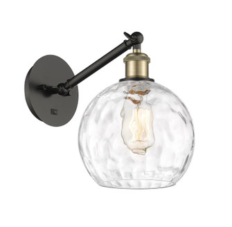 Ballston One Light Wall Sconce in Black Antique Brass (405|317-1W-BAB-G1215-8)