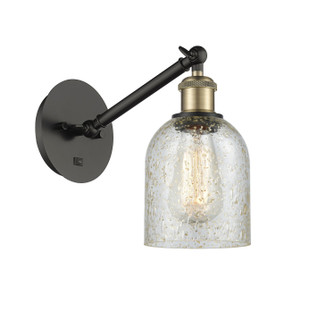 Ballston One Light Wall Sconce in Black Antique Brass (405|317-1W-BAB-G259)