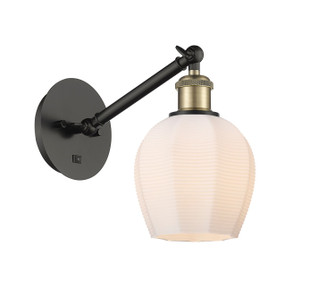 Ballston One Light Wall Sconce in Black Antique Brass (405|317-1W-BAB-G461-6)