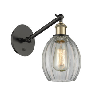 Ballston One Light Wall Sconce in Black Antique Brass (405|317-1W-BAB-G82)