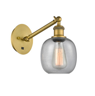 Ballston One Light Wall Sconce in Brushed Brass (405|317-1W-BB-G104)