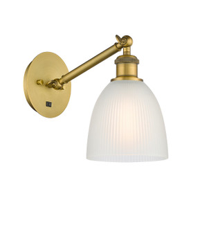 Ballston One Light Wall Sconce in Brushed Brass (405|317-1W-BB-G381)